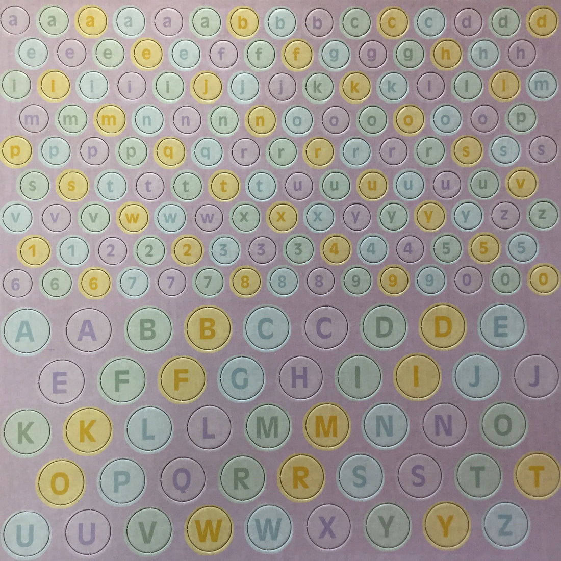 Pastel Chipboard Charm Brackets & Labels 12” x 12” Sheet