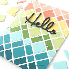 Concord & 9th Thin Plaid Card Front Dies