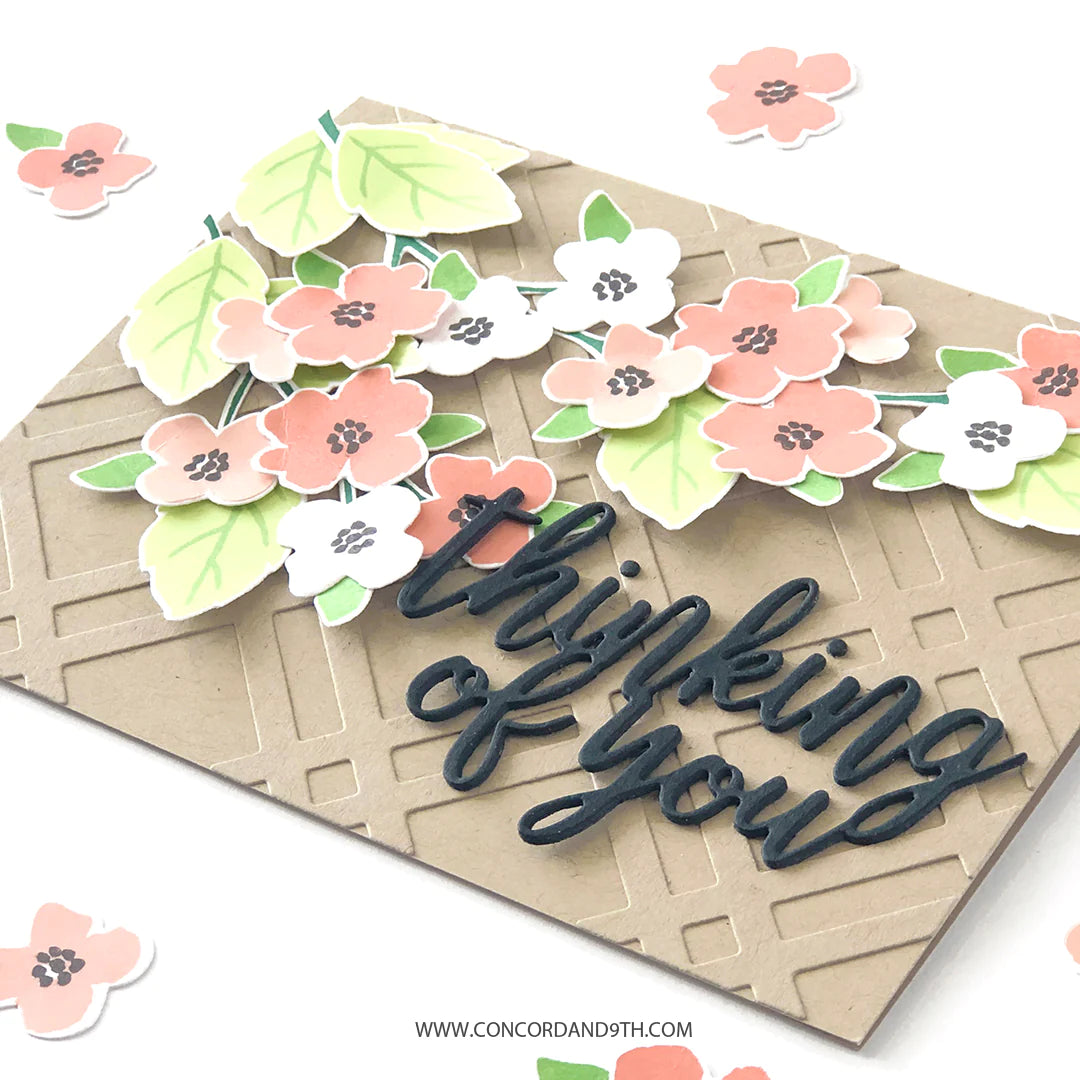 Concord & 9th Thin Plaid Card Front Dies