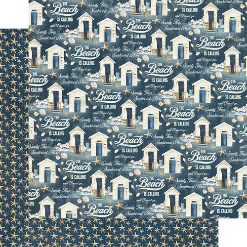 Graphic 45 BEACH IS CALLING 12X12 Scrapbook Collection Pack