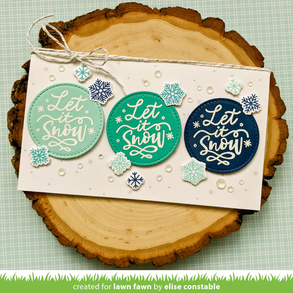 Lawn Fawn MAGIC HOLIDAY MESSAGES Stamp & Die Set 23pc