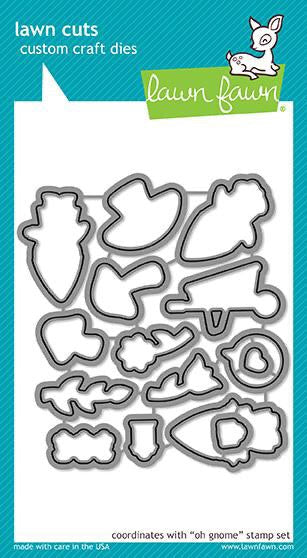 Lawn Fawn OH GNOME! Clear Stamps & Die Set