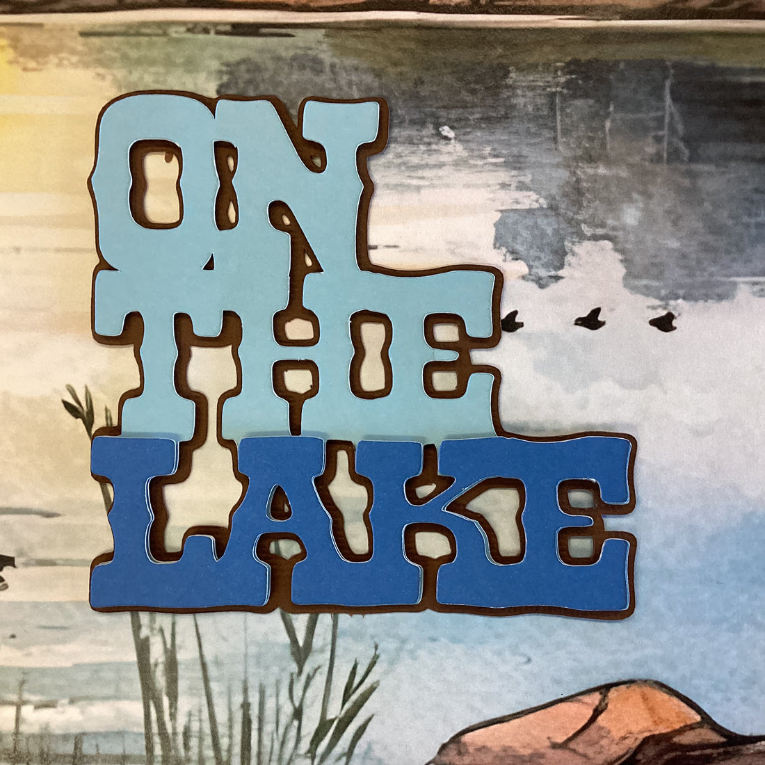 Scrapbooksrus DieCut ON THE LAKE 3D 3.5” Die Cut Embellishment