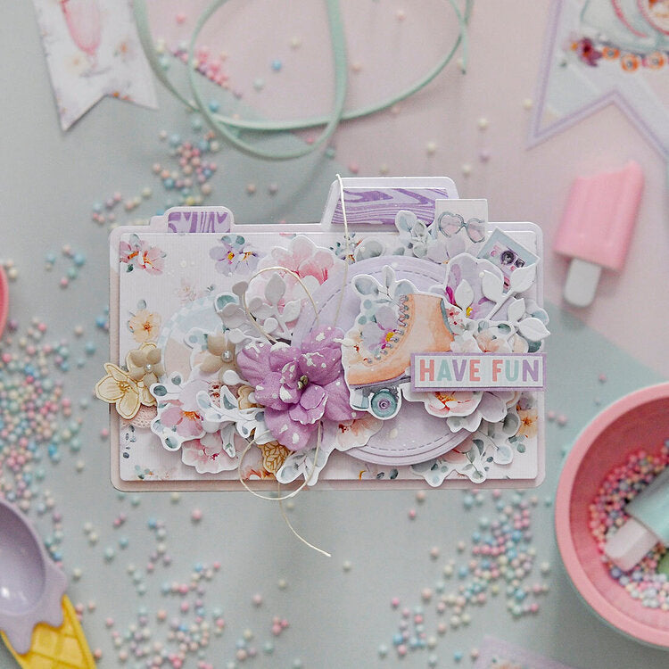 P13 HAVE FUN 12"X12" Scrapbook Paper Retro Birthday