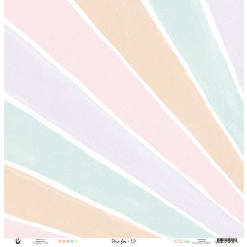 P13 HAVE FUN 12"X12" Scrapbook Paper Retro Birthday