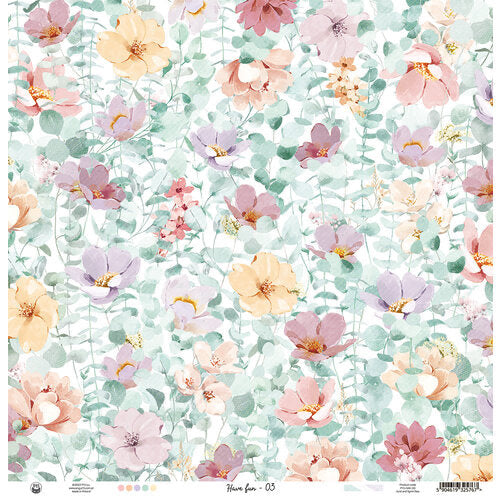 P13 HAVE FUN 12"X12" Scrapbook Paper Retro Birthday