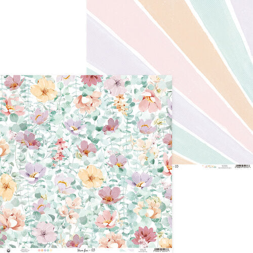 P13 HAVE FUN 12"X12" Scrapbook Paper Retro Birthday