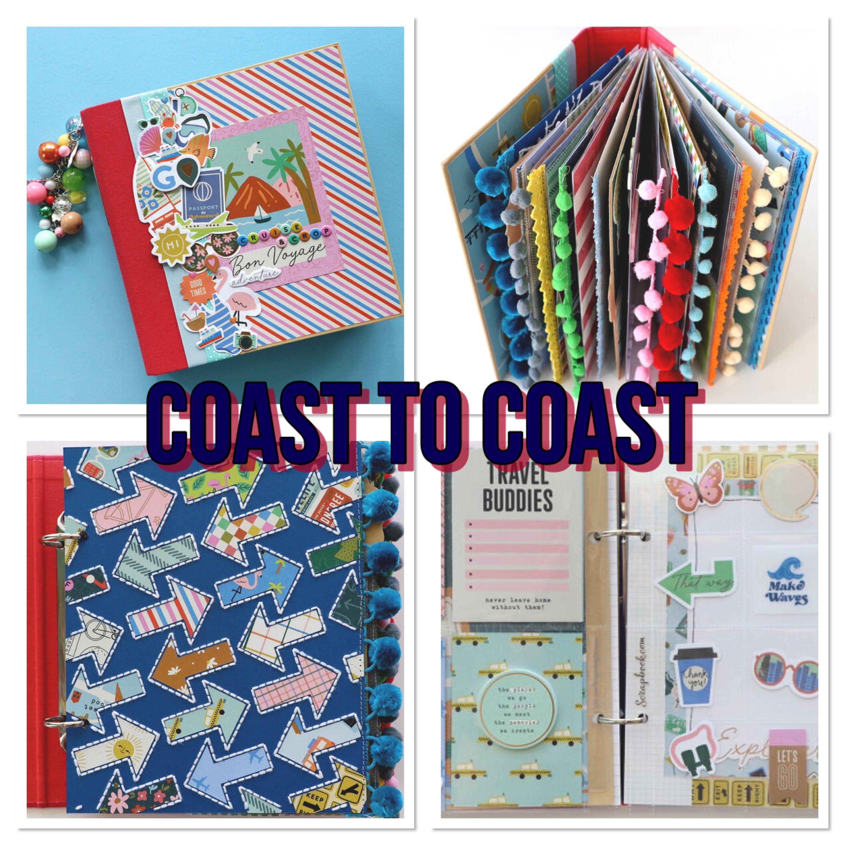 AC COAST TO COAST 12"X12" PAPER PAD Scrapbook 24 Sheets
