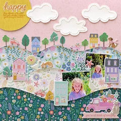 Bea Valint POPPY & PEAR 12"X12" Scrapbook Paper