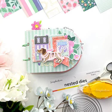 Bea Valint POPPY & PEAR 12"X12" Scrapbook Paper