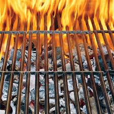 Reminisce Backyard BBQ GRILLING TIME 12"X12" Scrapbook Paper