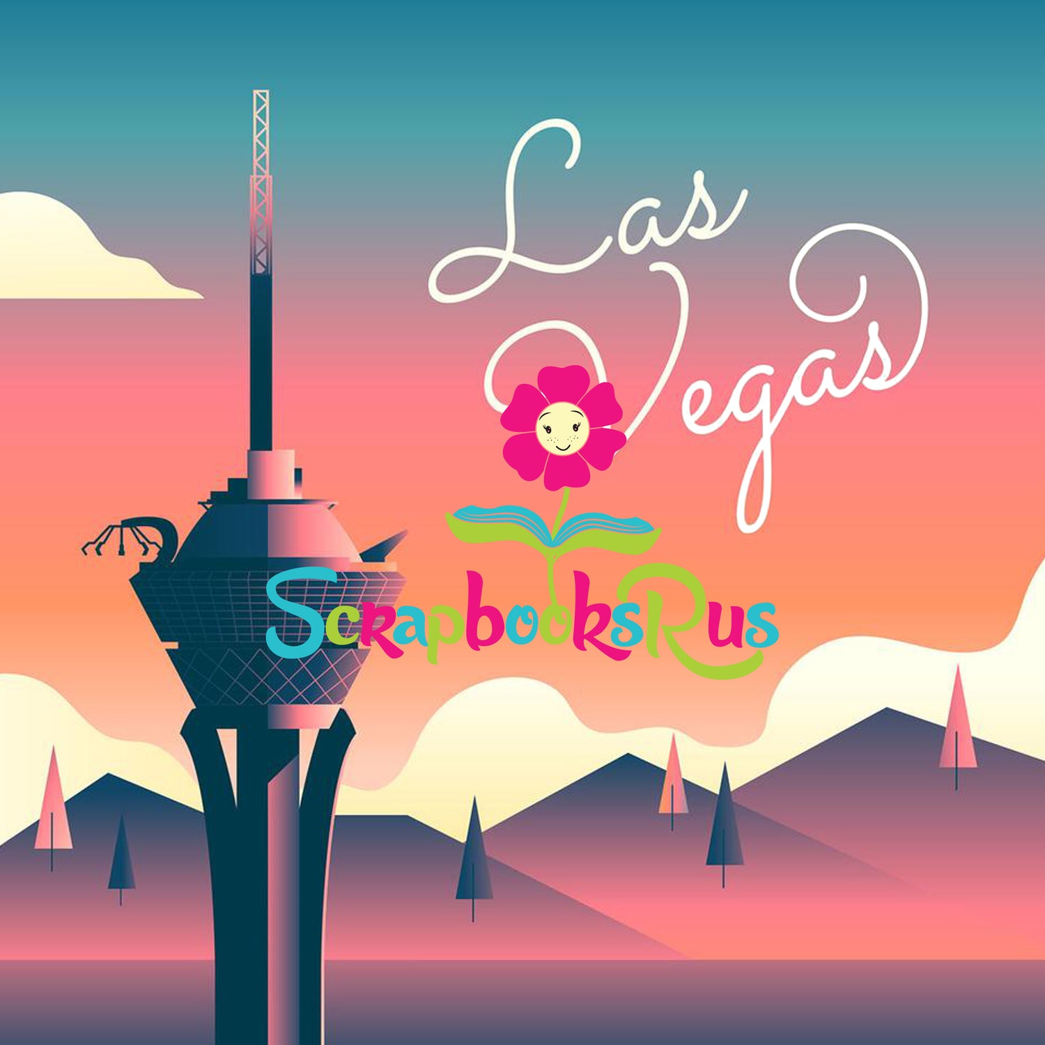 Scrapbooksrus LAS VEGAS KIT 12pc 12"x12" Scrapbook Paper