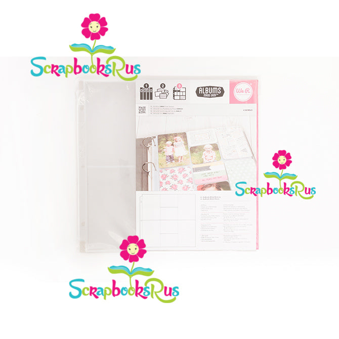We R Ring 50105 12X12 Photo Sleeves 6X4 & 3X4 Pockets