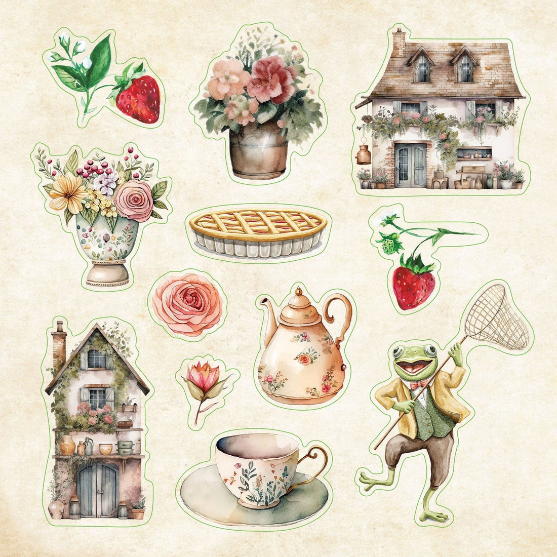 Peter Pauper COTTAGECORE STICKER BOOK