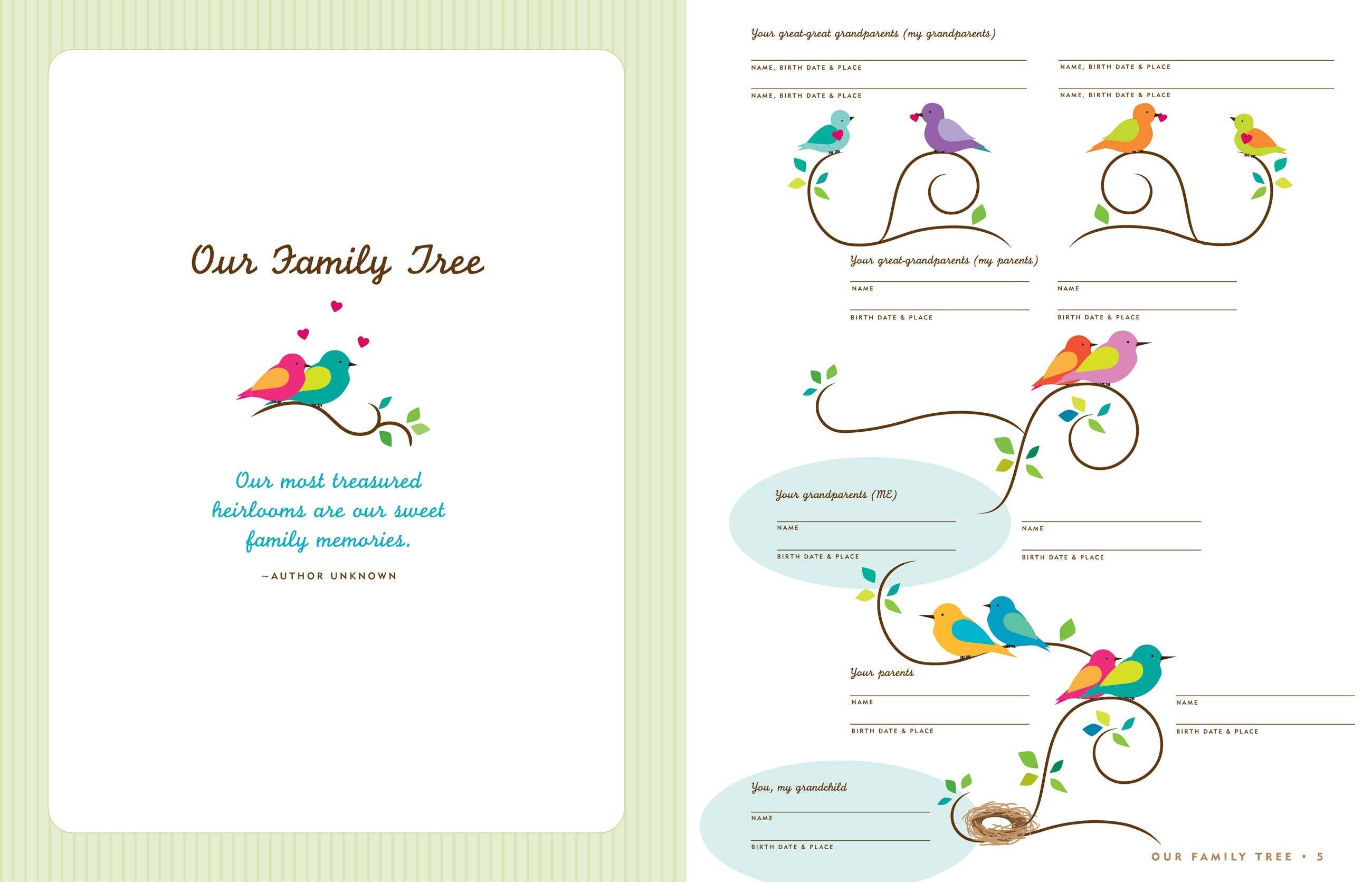 Peter Pauper MEMORIES FOR MY GRANDCHILD Journal Book