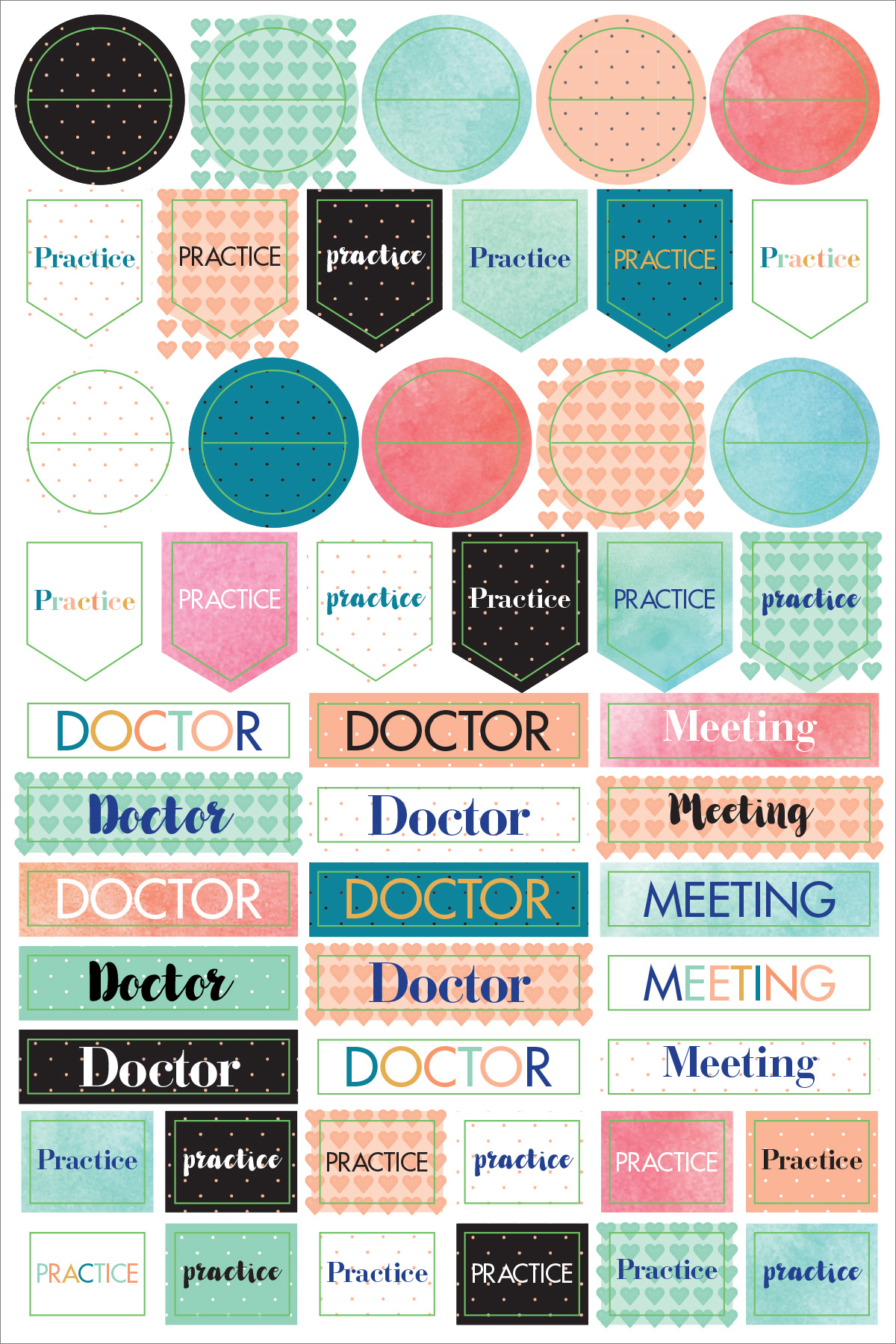 Peter Pauper Planner Stickers MOM&