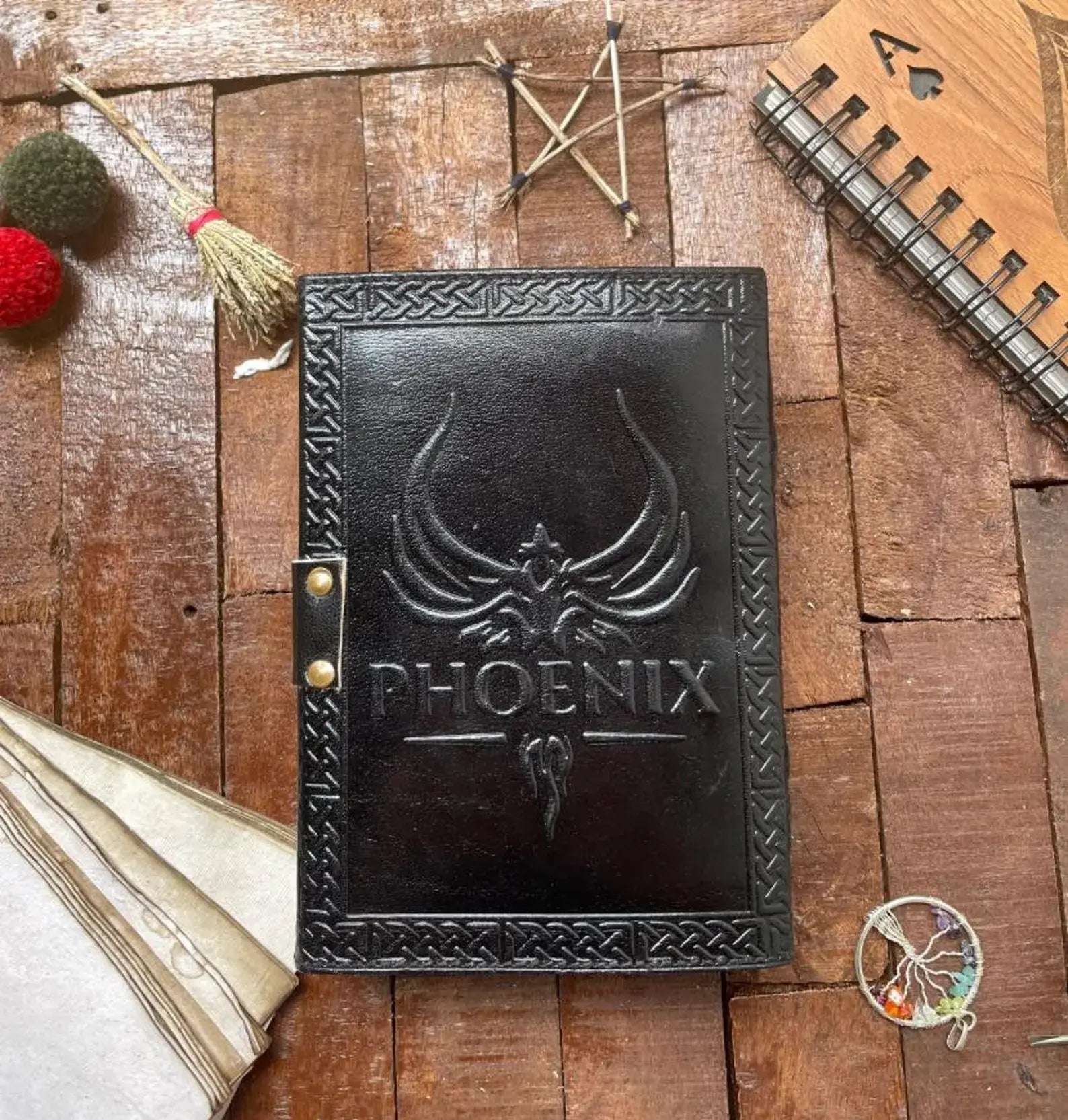Soft Leather Journal Harry Potter SPELL BOOK OF WIZARDS Blank A7