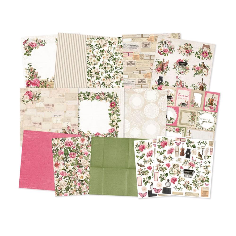 P13 DEAR LOVE 12"X12" PAPER PACK Scrapbook Pad