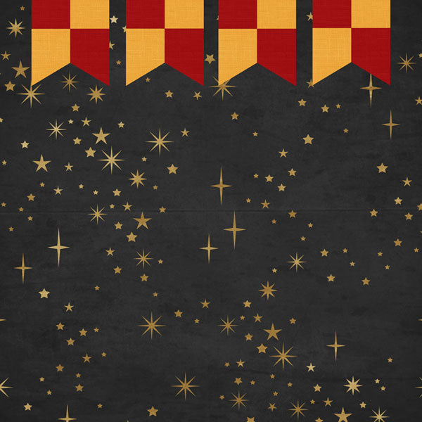 Scrapbook Customs RED & GOLD 12"X12” Paper Pack Harry Potter