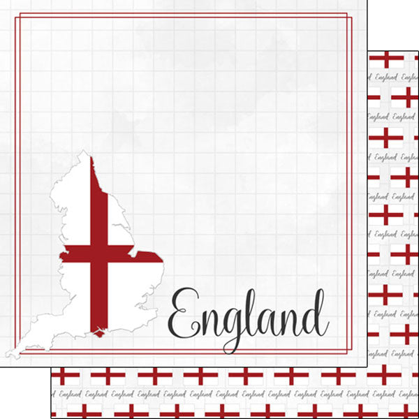 ENGLAND ADVENTURE KIT Papers and Stickers 12pc