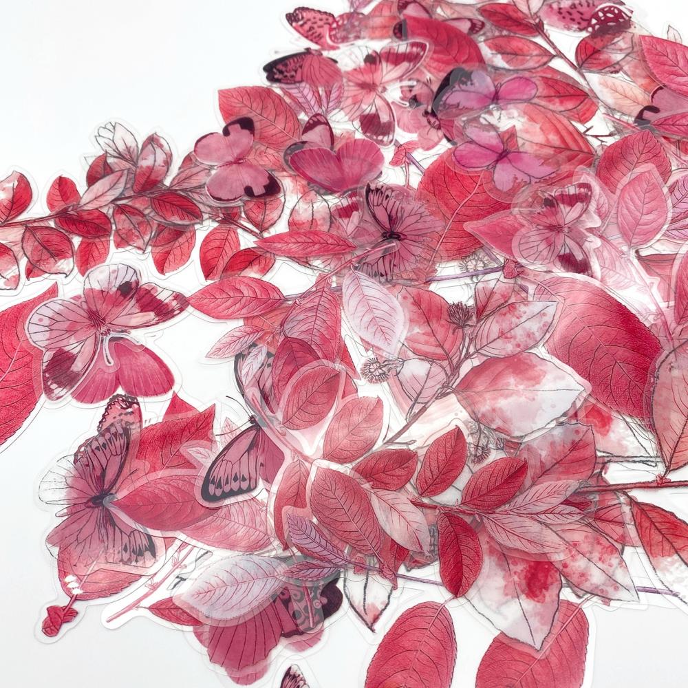 49 and Market Color Swatch BLOSSOM ACETATE LEAVES 78pc