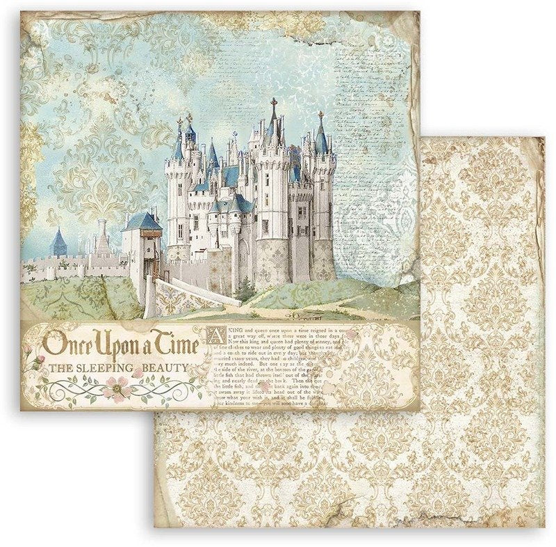 Stamperia SLEEPING BEAUTY 12"X12" Paper Pad