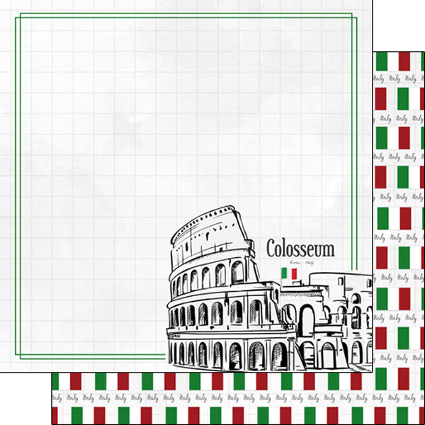 Italy ROME MEMORIES KIT Papers and Stickers 12pc