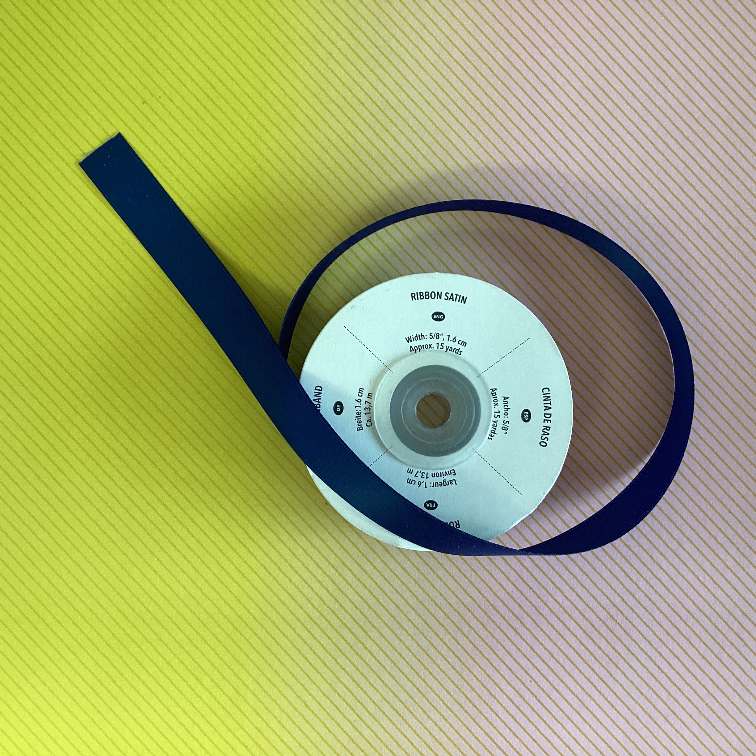 Stampin Up Ribbon 1 yard 5/8" wide SATIN