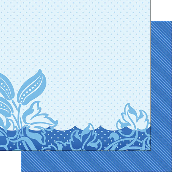 DOLPHIN ADVENTURE Double Sided 12X12 Paper Scrapbook Customs