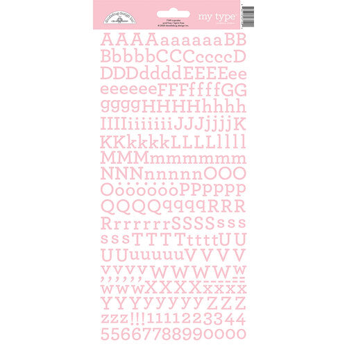 Doodlebug MY TYPE CUPCAKE Alphabet Stickers