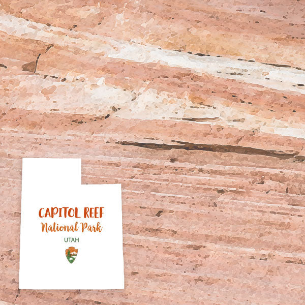 CAPITOL REEF KIT 2 Papers and Stickers 3pc Scrapbooksrus