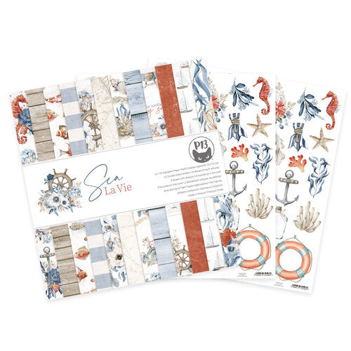 P13 SEA LA VIE 12"X12" PAPER PACK Scrapbook Pad @Scrapbooksrus