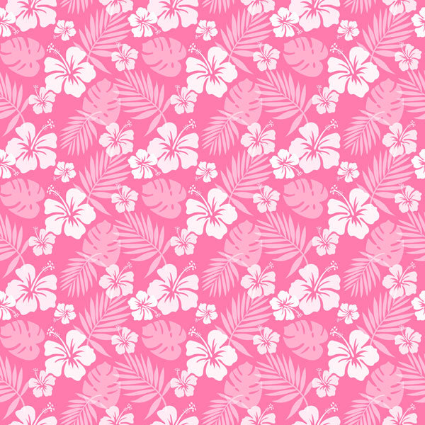 HIBISCUS Tropical Floral 6”x6” Paper Pack Scrapbook Customs