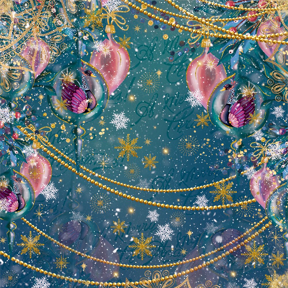 Crafters Companion 12 DAYS OF CHRISTMAS 12X12" Multi-Sheet Paper Pad 36pc