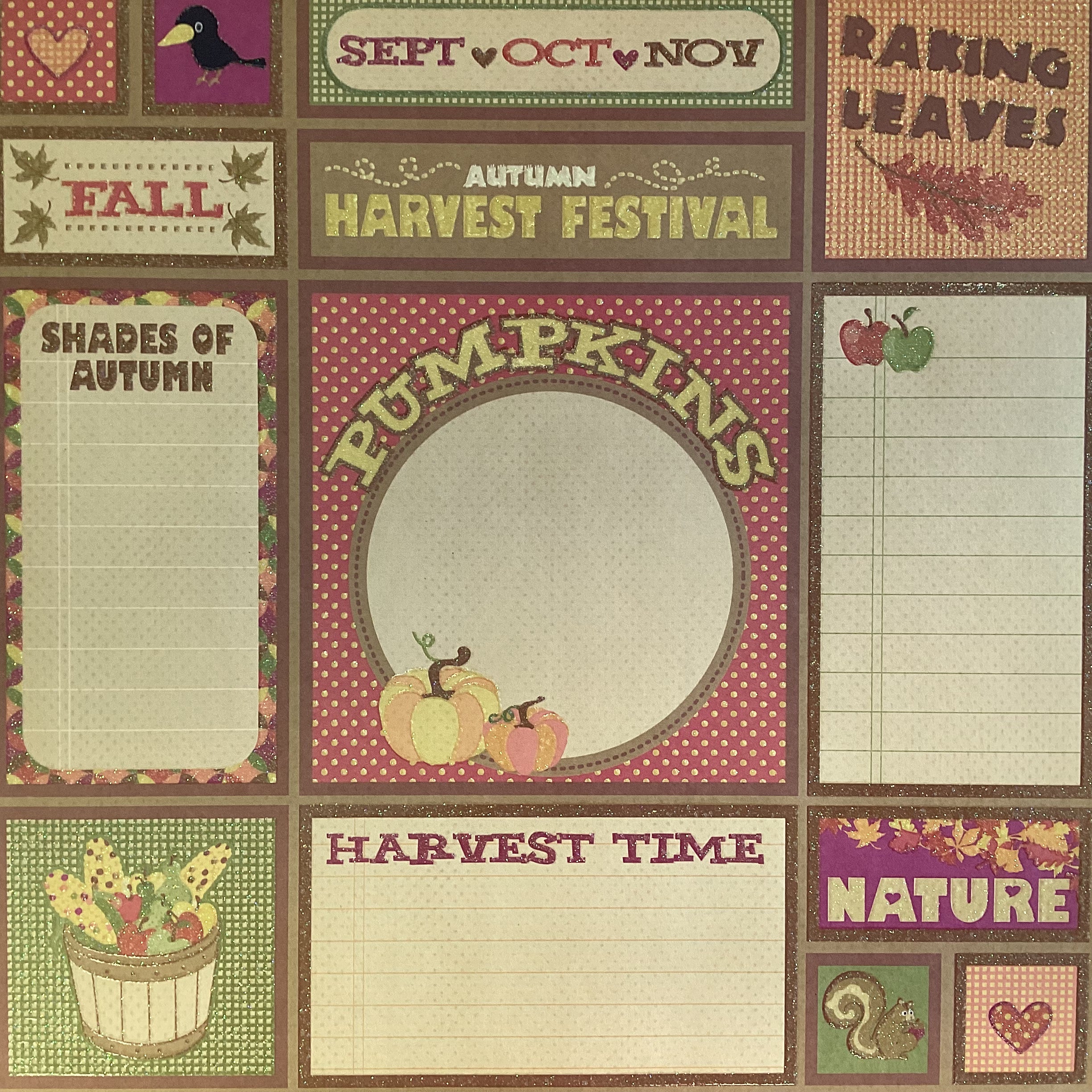 Best Creation VINTAGE STORY 12"x12" Scrapbook Kit
