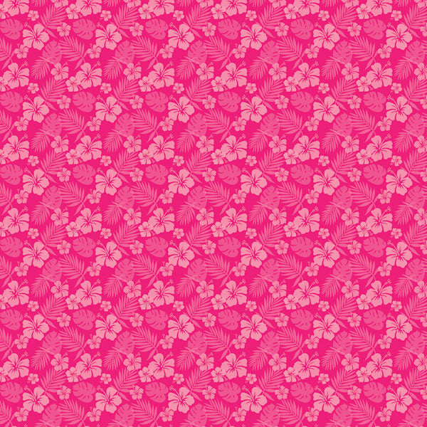 HIBISCUS Tropical Floral 6”x6” Paper Pack Scrapbook Customs