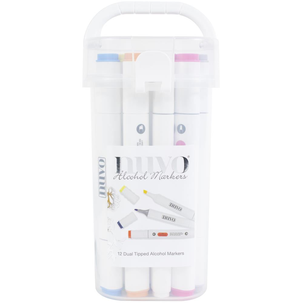 Nuvo Alcohol Markers Hair & Skin Tones 12pc