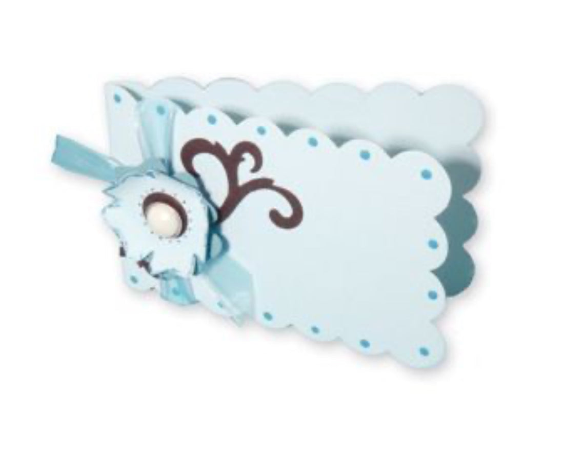 Sizzix Bigz Die DESIGN IN 3D Card, Scallop