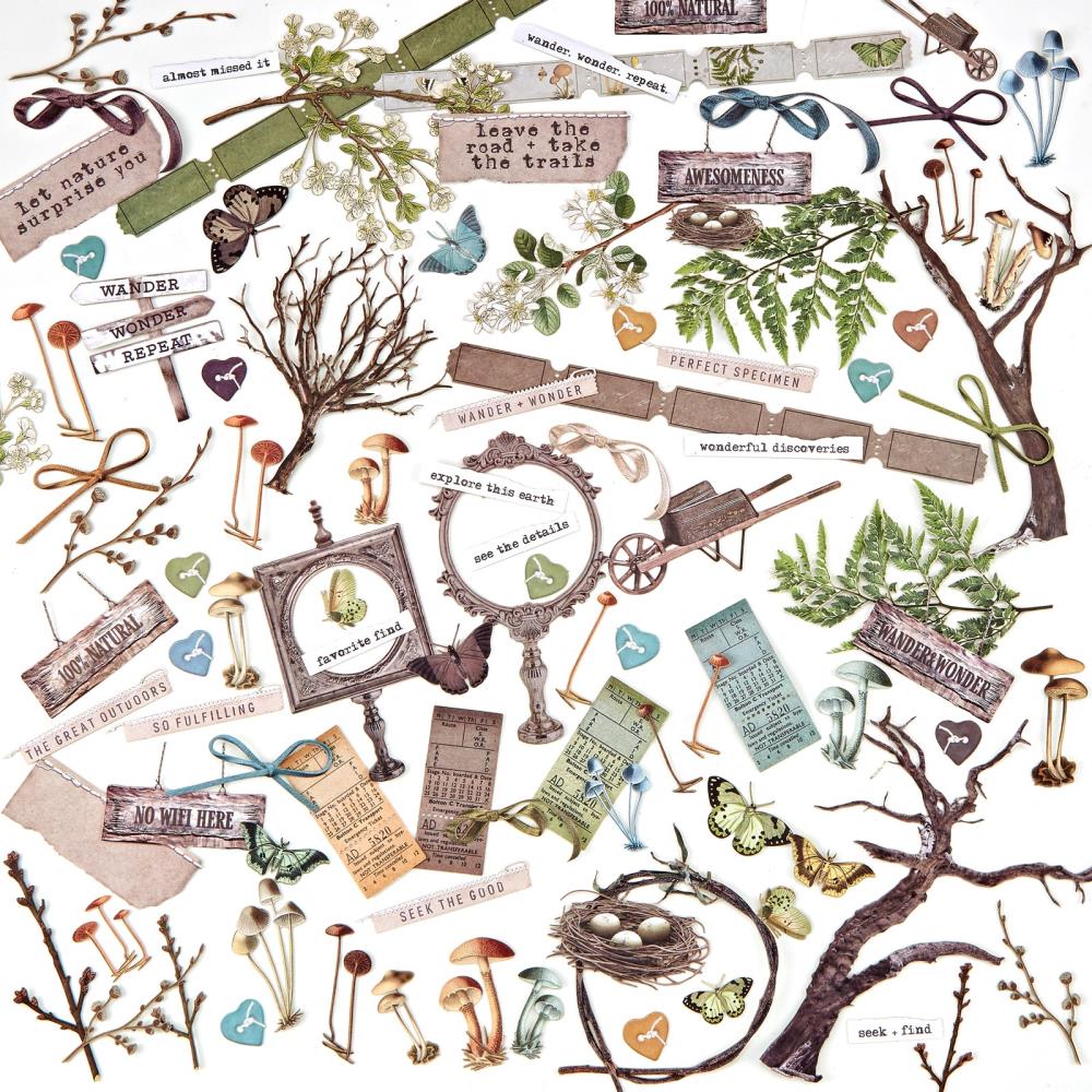 49 and Market Vintage Artistry NATURE STUDY GENERAL ELEMENTS 97pc