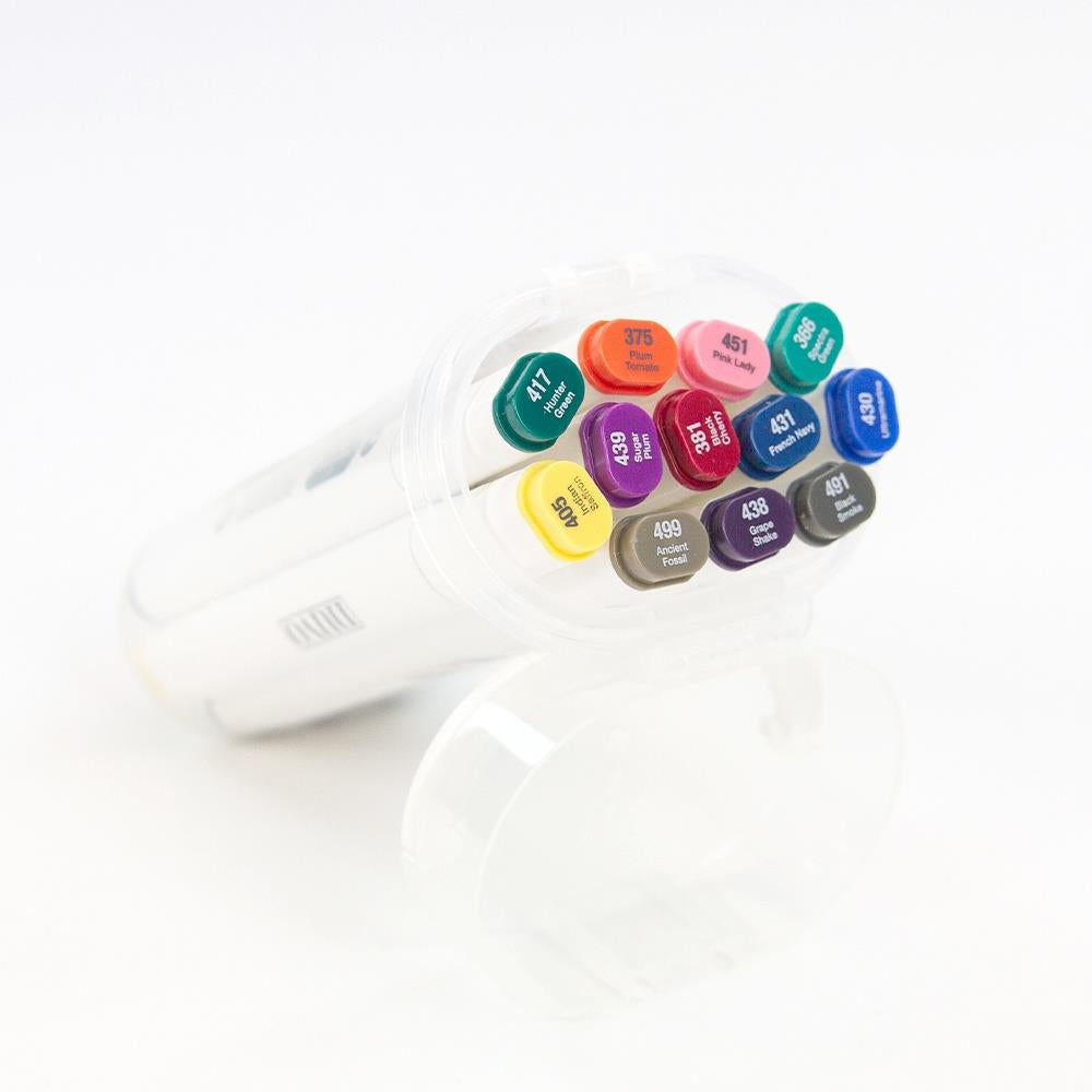 Nuvo Alcohol Markers Hair & Skin Tones 12pc