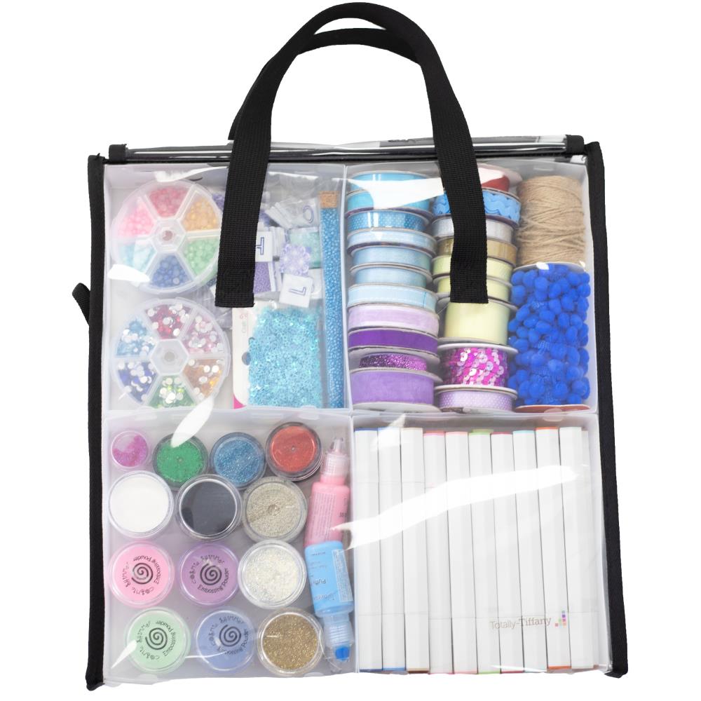 Totally Tiffany STORAGE & SUPPLY CASE 4 Drawer 13”X13”x2”