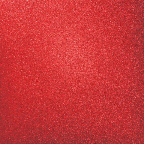 Kaisercraft RUBY GLITTER Cardstock 12"X12" Sheet