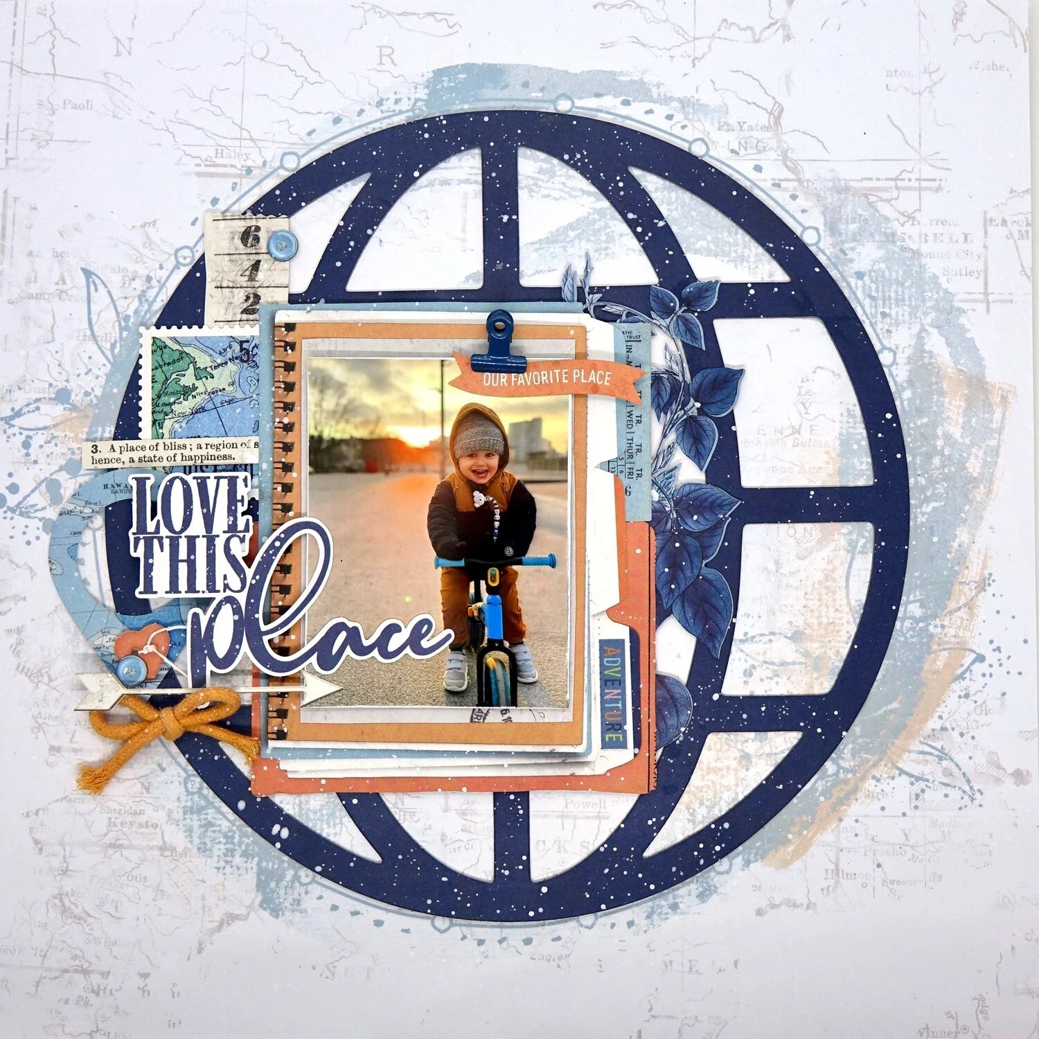 49 and Market Vintage Artistry EVERYWHERE ULTIMATE PAGE KIT (4) Scrapbook Layouts