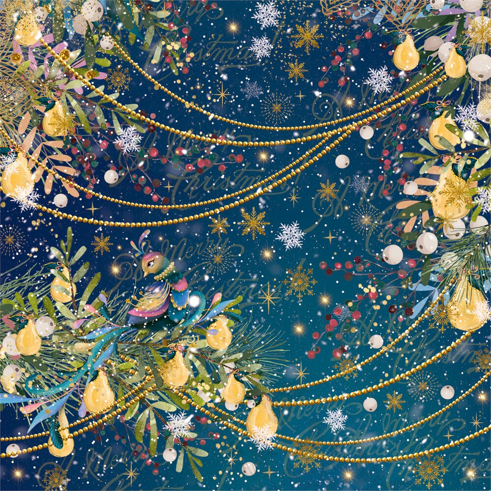 Crafters Companion 12 DAYS OF CHRISTMAS 12X12" Multi-Sheet Paper Pad 36pc