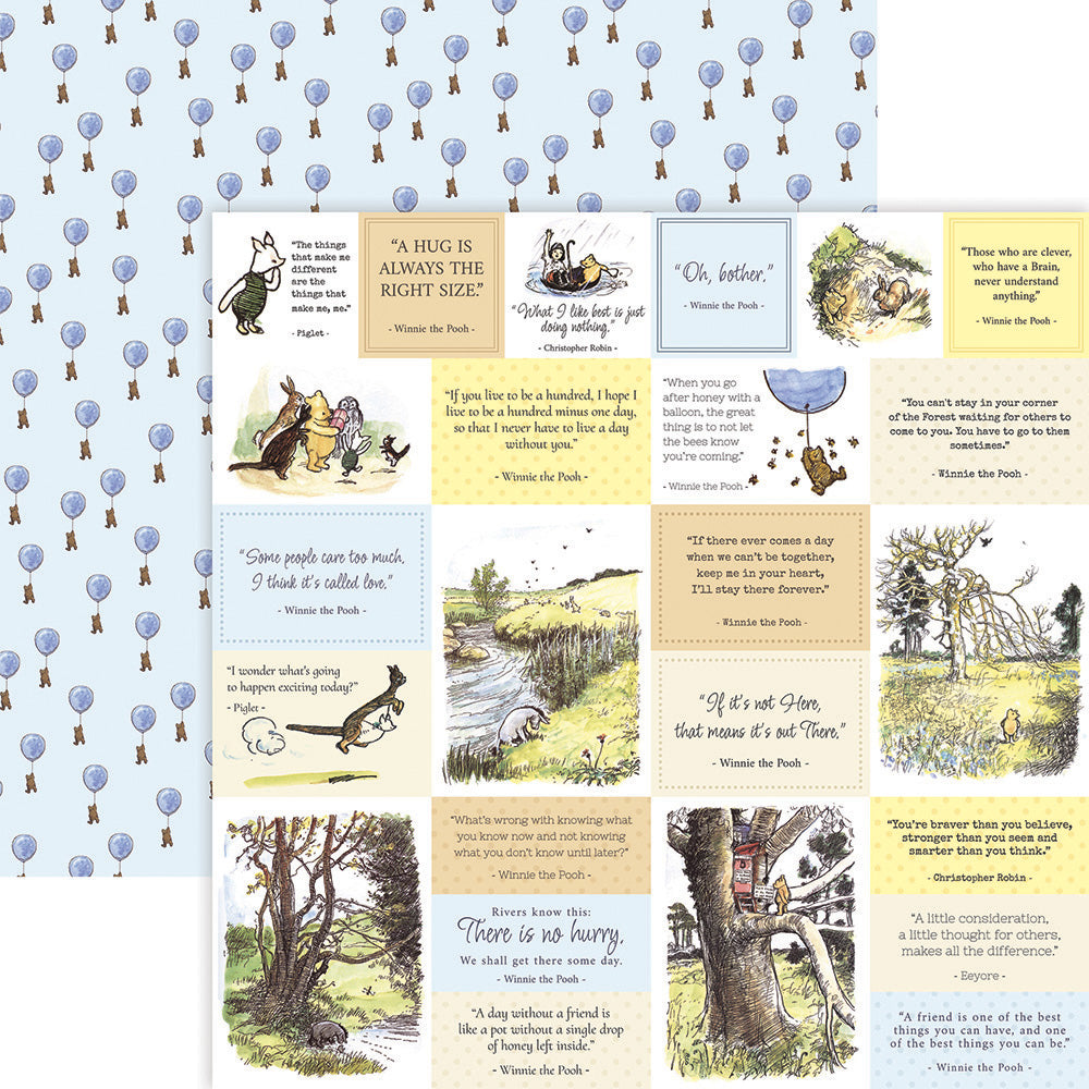 Reminisce WINNIE THE POOH 12"X12" Scrapbook Kit 12pc