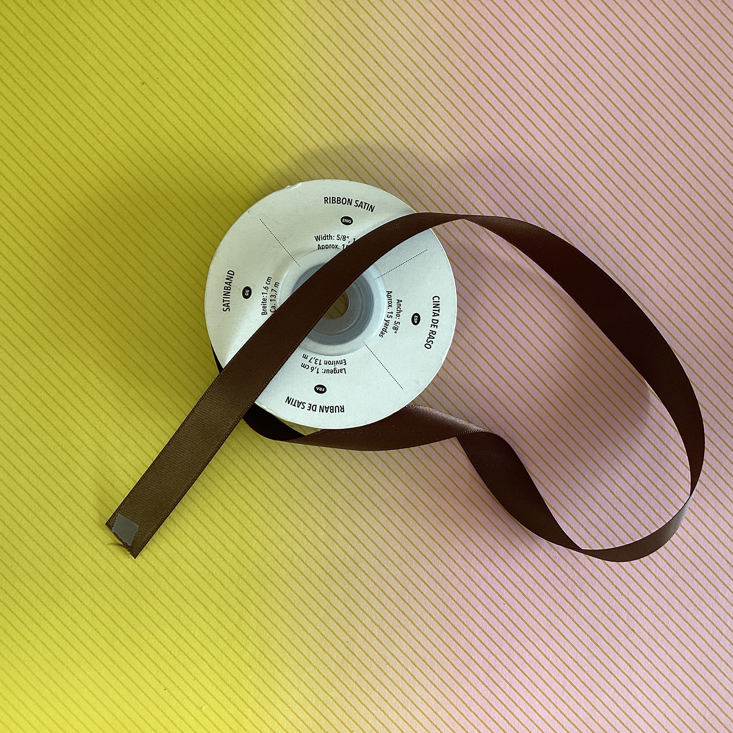 Stampin Up Ribbon 1 yard 5/8" wide SATIN