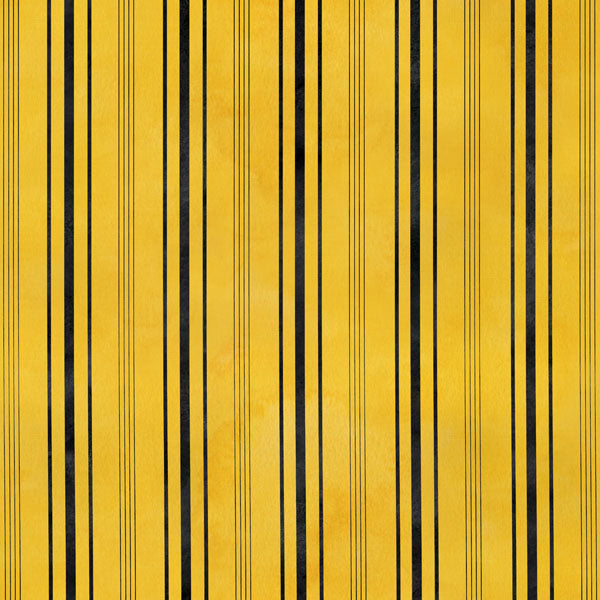 Scrapbook Customs YELLOW & BLACK 12"X12” Paper Pack Harry Potter