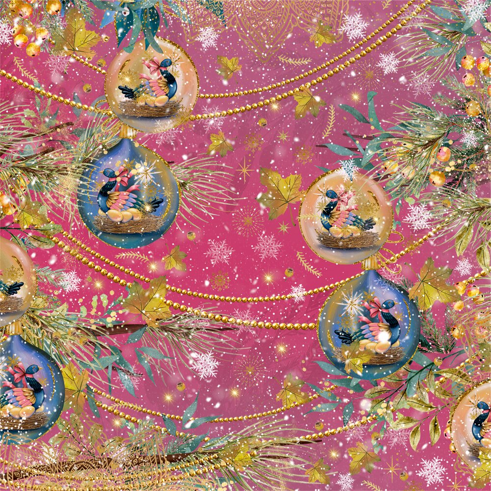 Crafters Companion 12 DAYS OF CHRISTMAS 12X12" Multi-Sheet Paper Pad 36pc