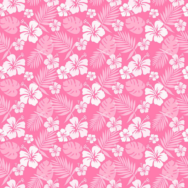 HIBISCUS Tropical Floral 6”x6” Paper Pack Scrapbook Customs