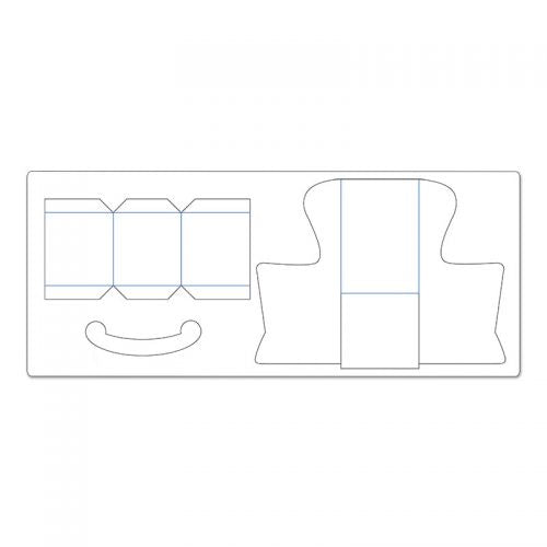 Sizzix Die CHAIR 3D ScoreBoards XL